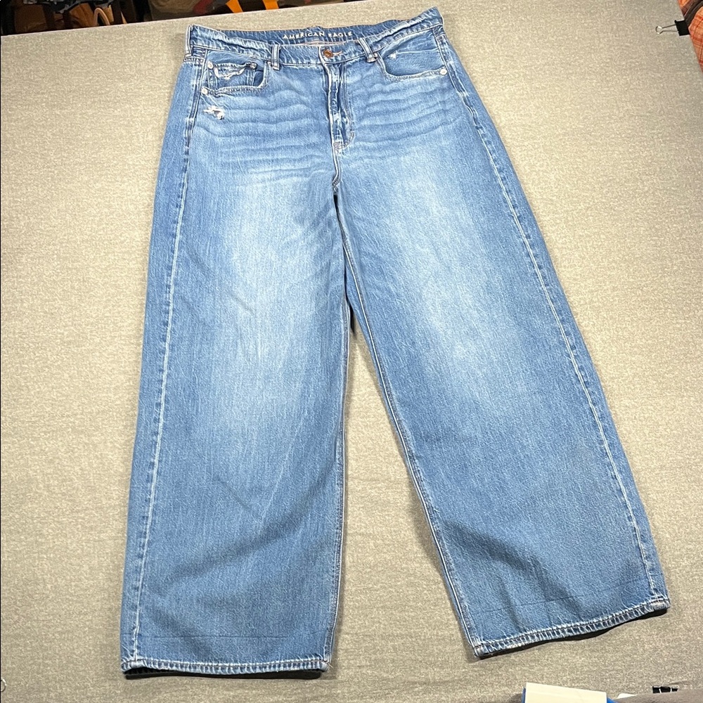American Eagle Outfitters Light Blue Flare Jeans